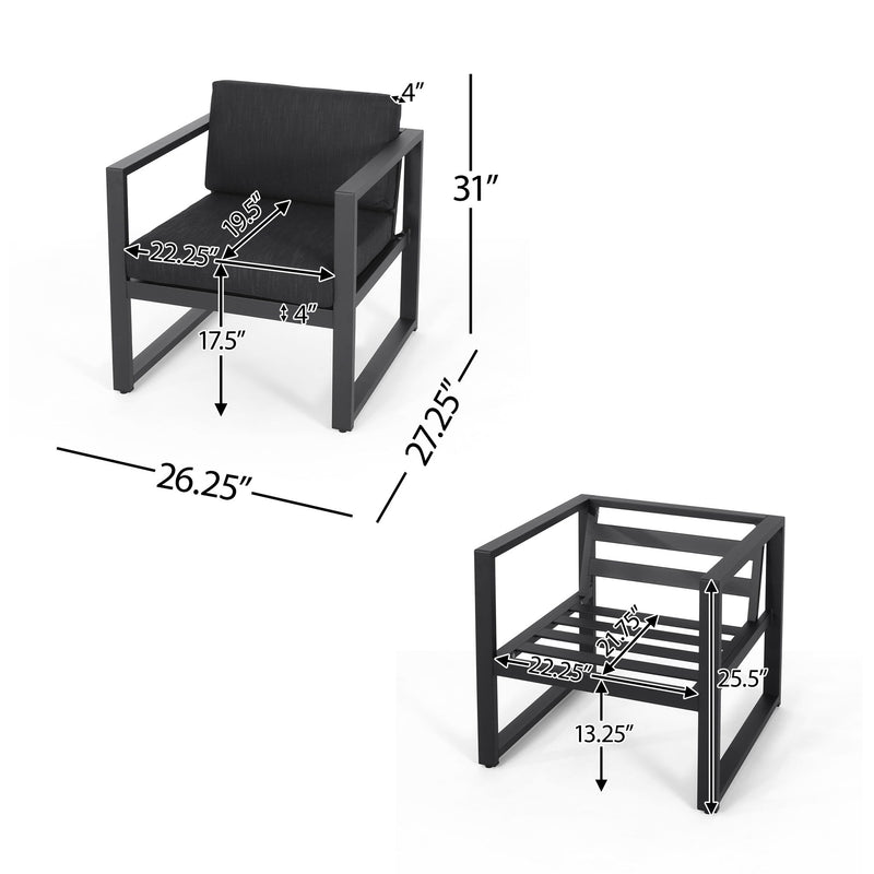 Navan - Outdoor Patio Club Chair - R&R Furniture Gallery (Fountain Valley, CA)