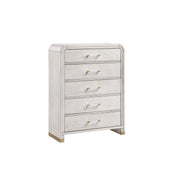 Malco - Chest, Gold Accents - Oak - R&R Furniture Gallery (Fountain Valley, CA)