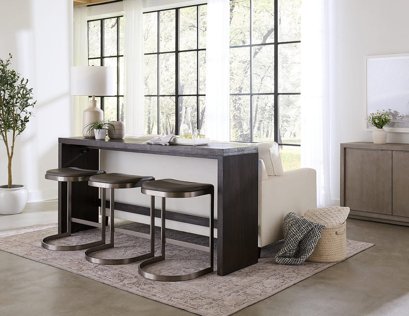 Oxford Backless Counter Stool in Davy's Grey