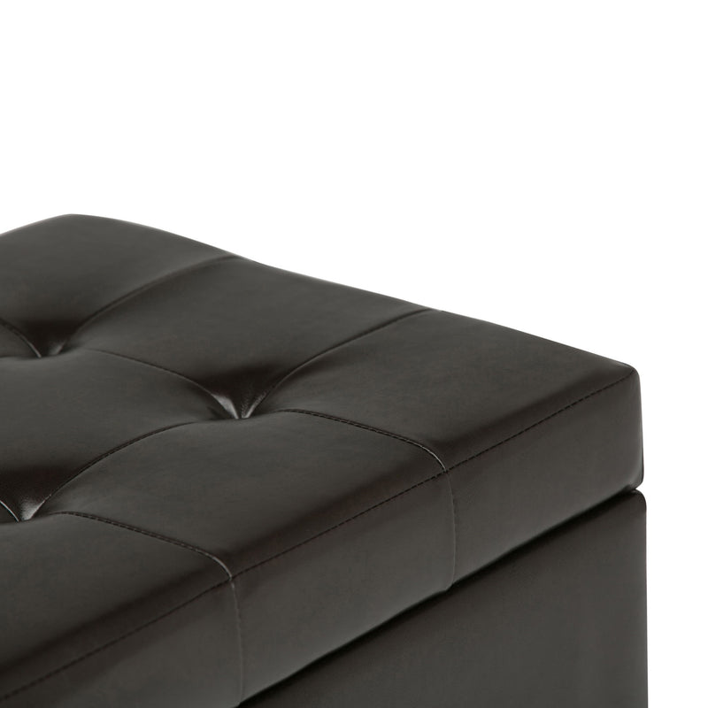 Cosmopolitan - Upholstered Storage Ottoman - R&R Furniture Gallery (Fountain Valley, CA)