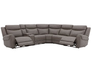 Momentum - Modular Power Reclining Sectional With Power Adjustable Headrests - R&R Furniture Gallery (Fountain Valley, CA)