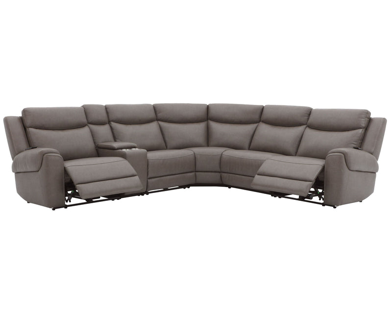 Momentum - Modular Power Reclining Sectional With Power Adjustable Headrests - R&R Furniture Gallery (Fountain Valley, CA)
