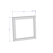 Moon - Smooth Mirror With LED - White - R&R Furniture Gallery (Fountain Valley, CA)