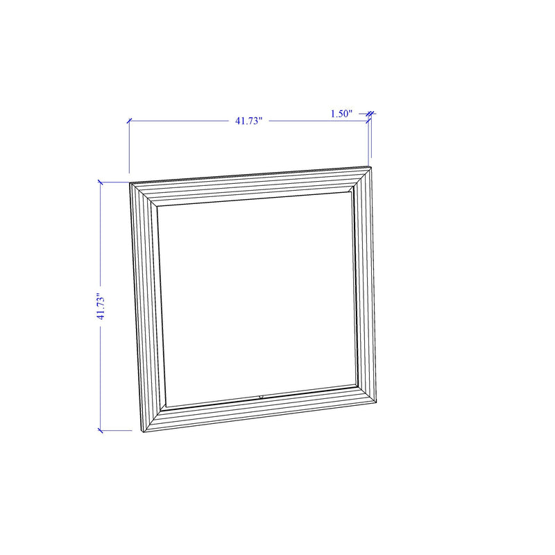 Moon - Smooth Mirror With LED - White - R&R Furniture Gallery (Fountain Valley, CA)