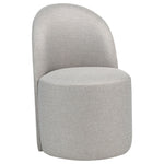 Aubrey Upholstered Barrel Dining Side Chair Beige (Set of 2)
