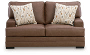 VillaCourt - Loveseat - Caramel - R&R Furniture Gallery (Fountain Valley, CA)
