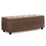 Hamilton - Upholstered Storage Ottoman - R&R Furniture Gallery (Fountain Valley, CA)