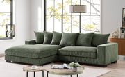 Luxe - Oversized 2 Piece Sectional Couches For Living Room, L Shaped Sofa With Chaise - R&R Furniture Gallery (Fountain Valley, CA)