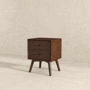 Caroline - Mid-Century Modern Style Night Stand 2 Drawer - R&R Furniture Gallery (Fountain Valley, CA)