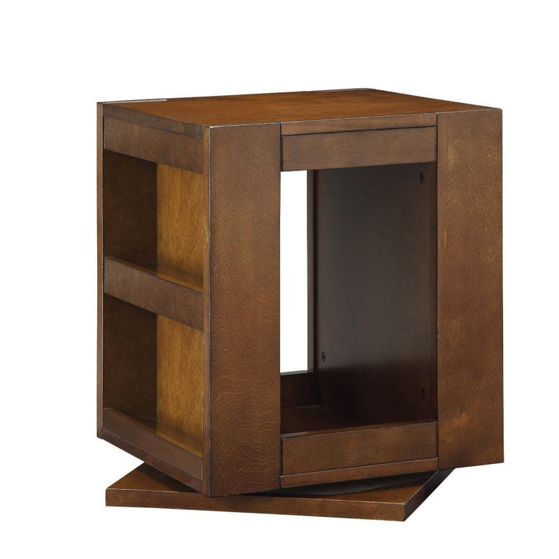 Pisanio - 22" End Table - Espresso - R&R Furniture Gallery (Fountain Valley, CA)
