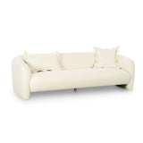 Lou - Performance Velvet Sofa - Cream - R&R Furniture Gallery (Fountain Valley, CA)
