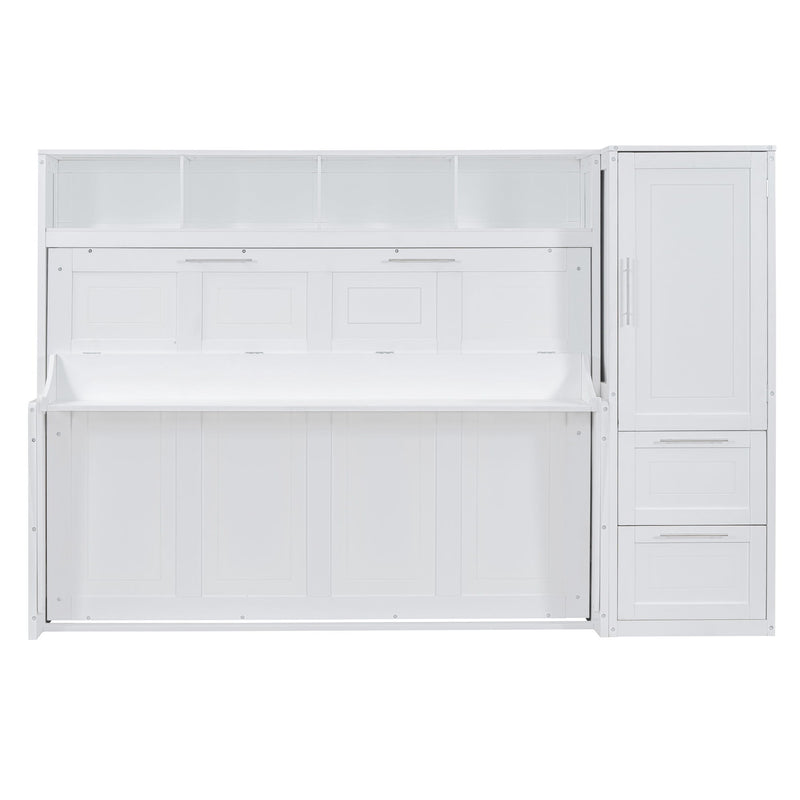 Space Saving Murphy Wall Bed With Closet And Drawers - R&R Furniture Gallery (Fountain Valley, CA)