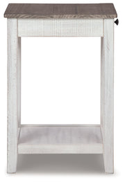 Adalane - Accent Table - White / Gray - R&R Furniture Gallery (Fountain Valley, CA)