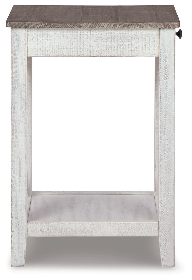 Adalane - Accent Table - White / Gray - R&R Furniture Gallery (Fountain Valley, CA)