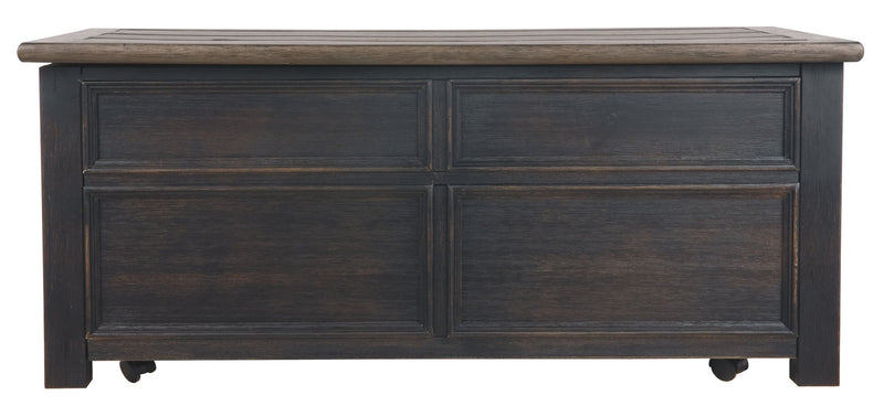 Tyler Creek - Lift Top Cocktail Table - Grayish Brown / Black - R&R Furniture Gallery (Fountain Valley, CA)
