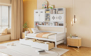 Daybed With All-In-One Cabinet And Shelf - R&R Furniture Gallery (Fountain Valley, CA)