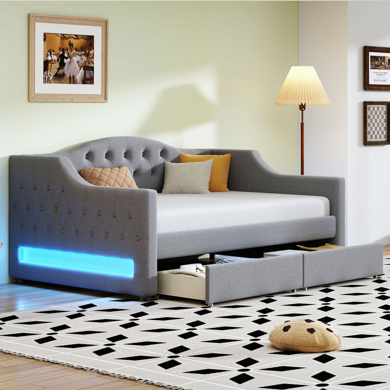 Daybed With LED Belt - R&R Furniture Gallery (Fountain Valley, CA)