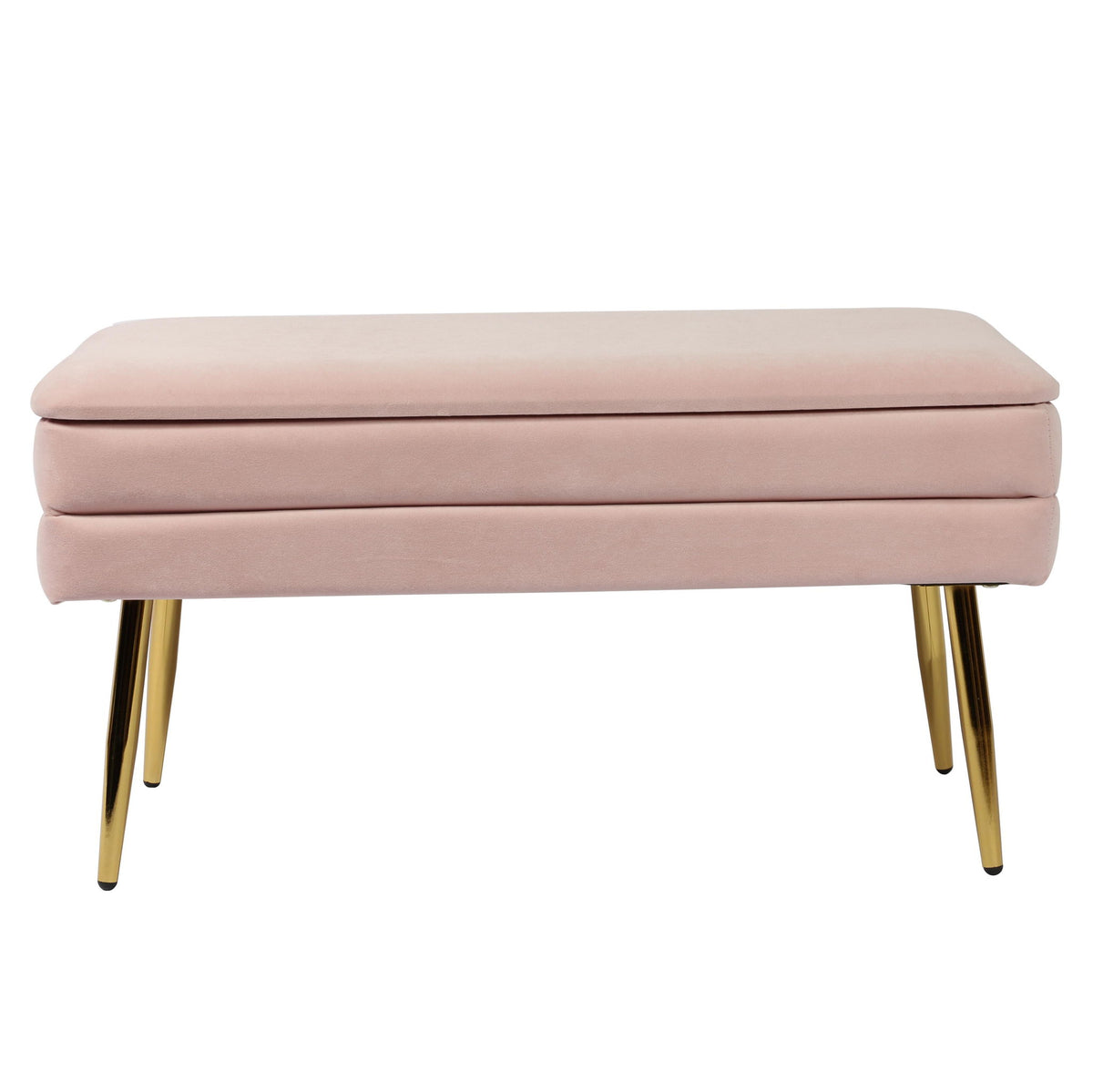 Ziva - Velvet Storage Bench - R&R Furniture Gallery (Fountain Valley, CA)