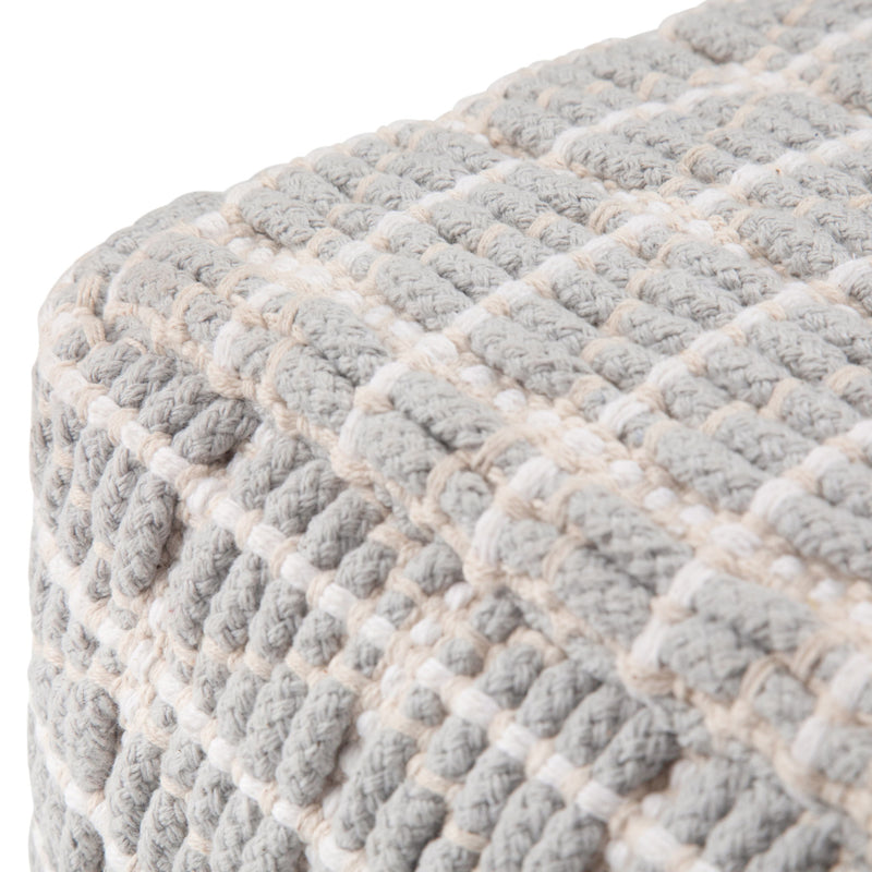 Noreen - Upholstered Square Pouf - R&R Furniture Gallery (Fountain Valley, CA)