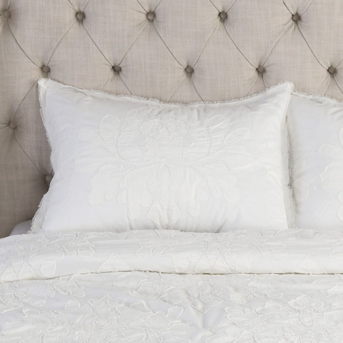 Matira - Standard Sham - Antique Cream