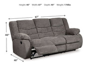 Tulen - Reclining Sofa - R&R Furniture Gallery (Fountain Valley, CA)