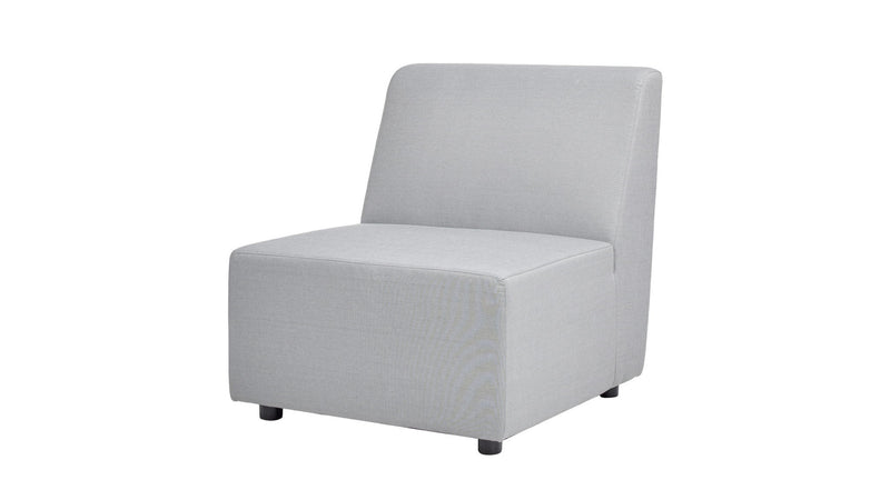 Cleo - Modular Upholstered Deep Seating Patio Armless Chair Axroma Olefin - R&R Furniture Gallery (Fountain Valley, CA)