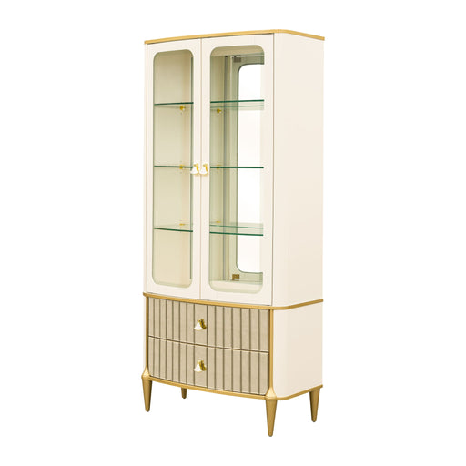 Scotts Square - Display Cabinet - Light Champagne - R&R Furniture Gallery (Fountain Valley, CA)