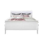 Charlston - Modern Sleigh Design Bed With LED - R&R Furniture Gallery (Fountain Valley, CA)