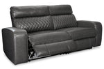 Samperstone - Power Reclining Sectional - R&R Furniture Gallery (Fountain Valley, CA)