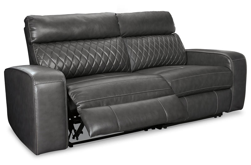 Samperstone - Power Reclining Sectional - R&R Furniture Gallery (Fountain Valley, CA)
