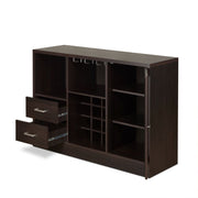 Hazen - 33" Wine Cabinet - Espresso - R&R Furniture Gallery (Fountain Valley, CA)