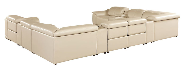 9762 - 12-Piece U Shaped Sectional Sofa With 4 Power Recliners