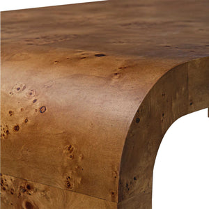 Carraway - Burl Wood Coffee Table - Woodtone