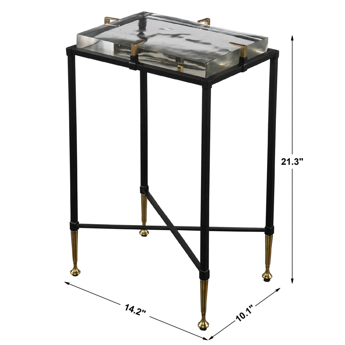 Ice - Block Accent Table - Rectangular