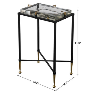 Ice - Block Accent Table - Rectangular
