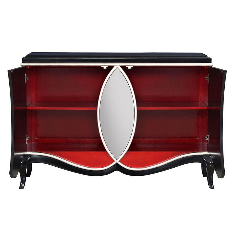 Ashor - Console Cabinet - Black - R&R Furniture Gallery (Fountain Valley, CA)