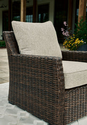 Brook Ranch - Lounge Chair With Cushion - Brown - R&R Furniture Gallery (Fountain Valley, CA)