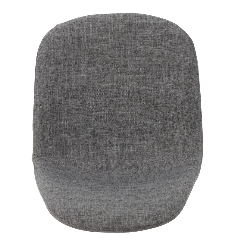 Modern Minimalist Fabric Dining Chair With Iron Legs - R&R Furniture Gallery (Fountain Valley, CA)
