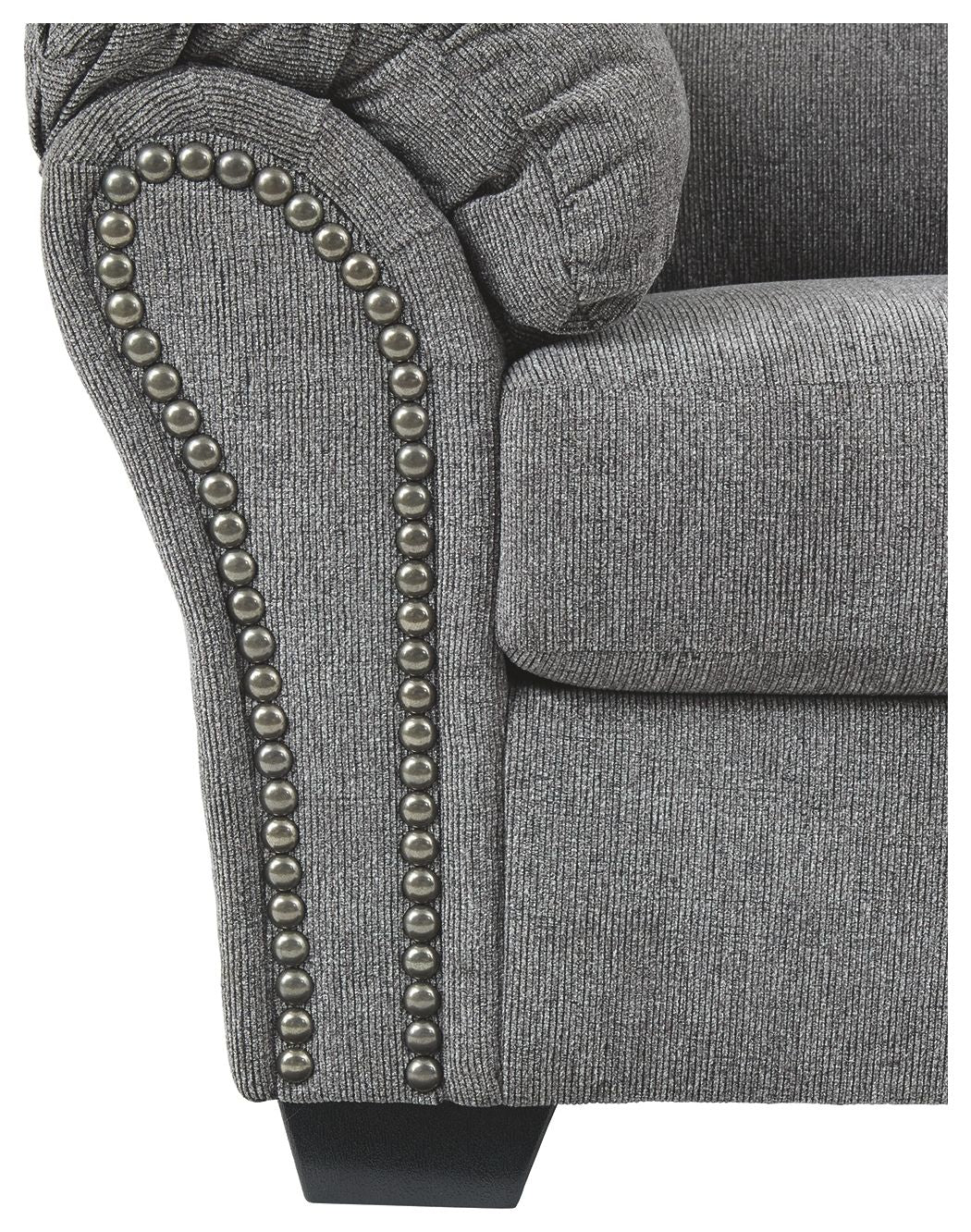 Allmaxx - Loveseat - Pewter - R&R Furniture Gallery (Fountain Valley, CA)