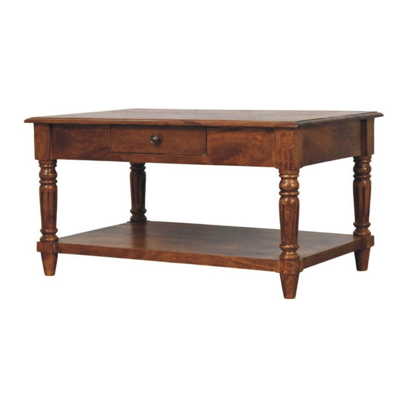 Turned Legs Drawer Table - R&R Furniture Gallery (Fountain Valley, CA)