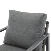 Modern Lounge Chair With Rope Accents And Cushions - R&R Furniture Gallery (Fountain Valley, CA)
