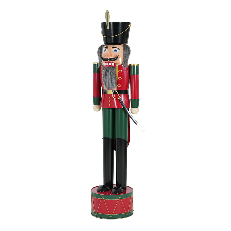 Noble House Classic Nutcracker Christmas holiday decor in green and red, featuring a traditional design and festive details.