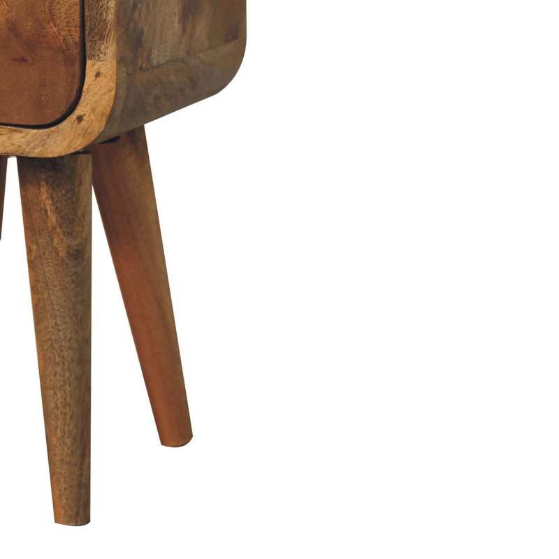 Curved Nightstand, - R&R Furniture Gallery (Fountain Valley, CA)