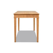 Dumont - Modern Farmhouse 1 Drawer Fluted Home Office Writing Desk - Natural Blonde - R&R Furniture Gallery (Fountain Valley, CA)