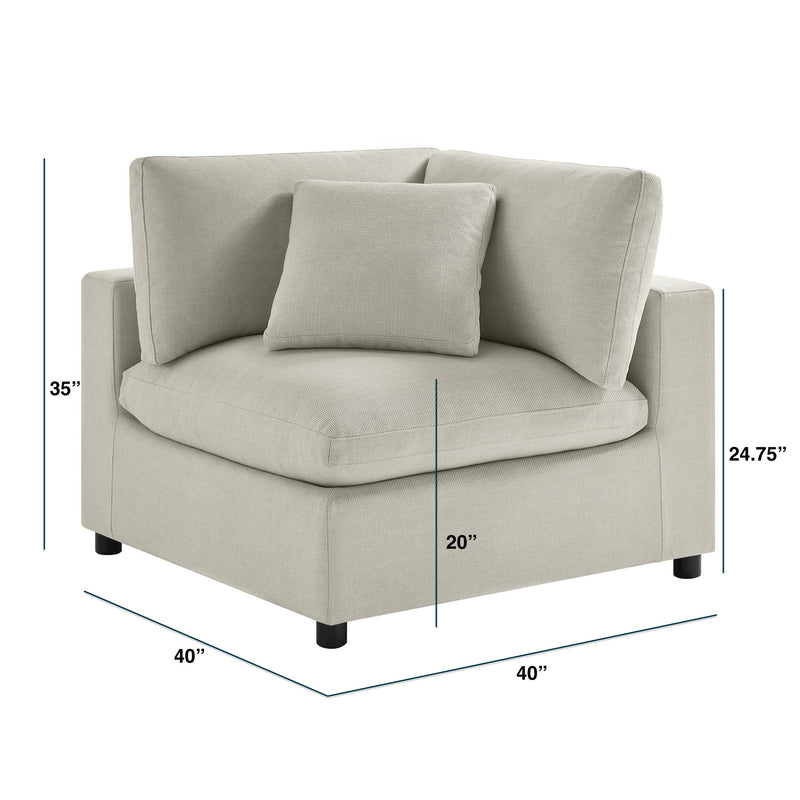 Cassandra - Corner Wedge Chair - R&R Furniture Gallery (Fountain Valley, CA)