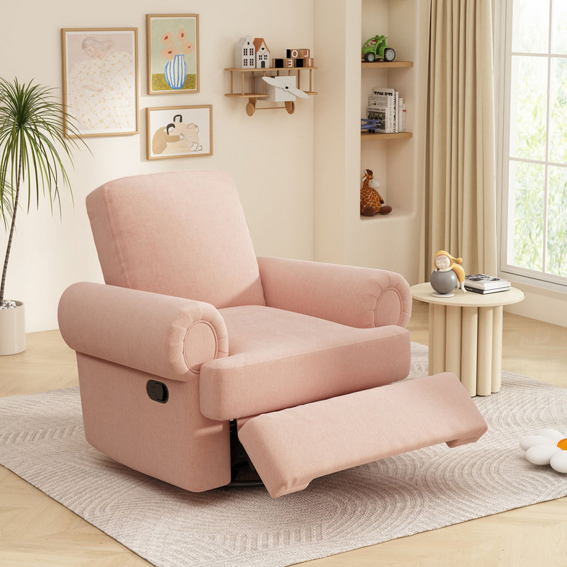 Manual Swivel Recliner Rocker Chair With Adjustable Backrest - R&R Furniture Gallery (Fountain Valley, CA)