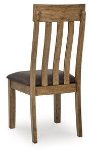 Urbinforte - Dining Upholstered Side Chair (Set of 2) - Light Brown - R&R Furniture Gallery (Fountain Valley, CA)