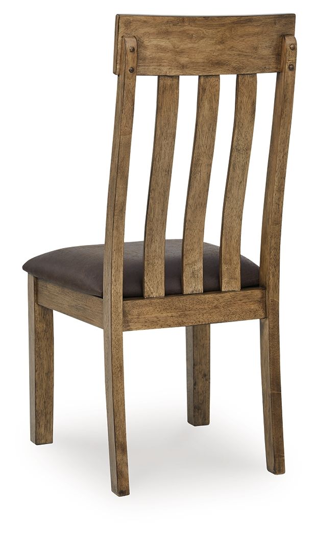 Urbinforte - Dining Upholstered Side Chair (Set of 2) - Light Brown - R&R Furniture Gallery (Fountain Valley, CA)