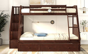 Bunk Bed With Drawers, Ladder And Storage Staircase - R&R Furniture Gallery (Fountain Valley, CA)