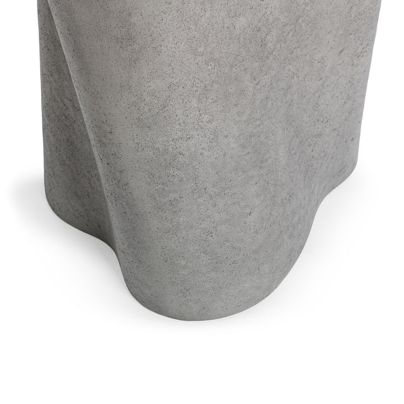 Everson - Outdoor Accent Table - Dark Gray - R&R Furniture Gallery (Fountain Valley, CA)